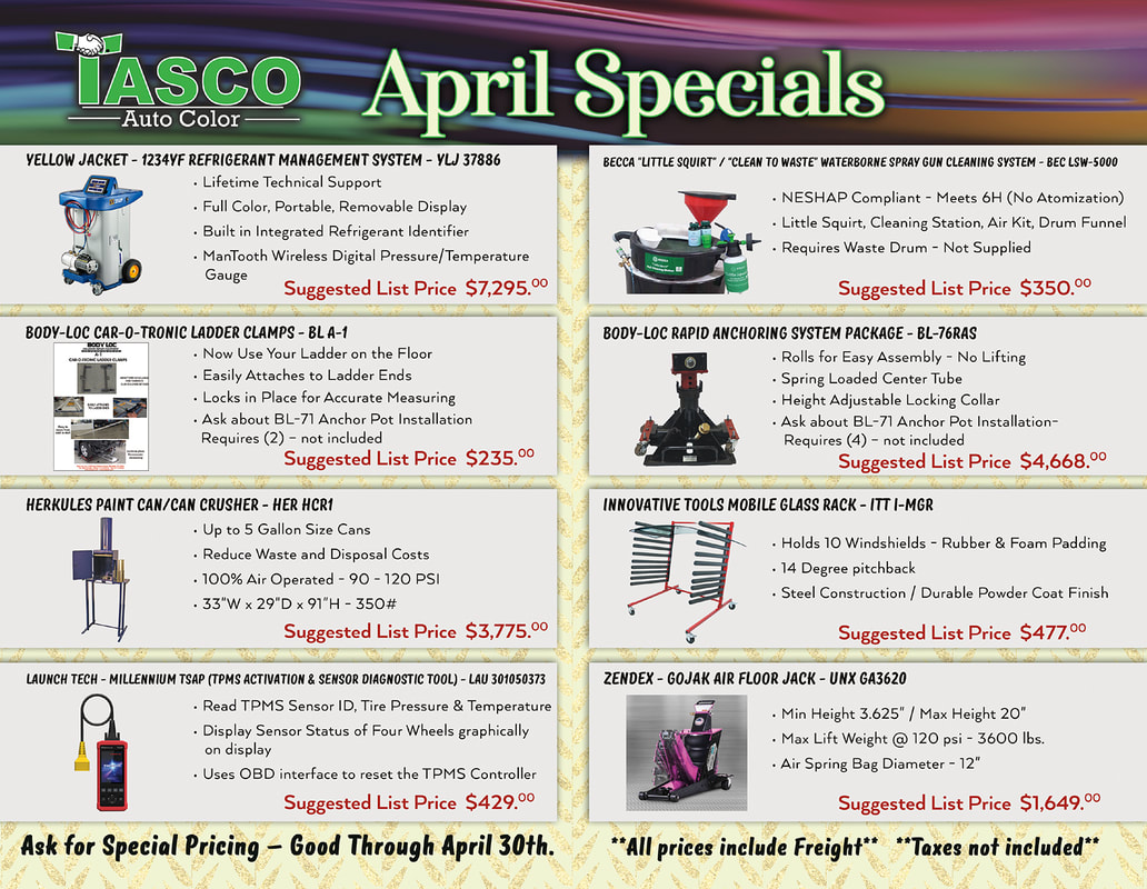 Tasco April Specials