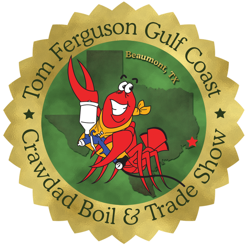 13th Annual Tom Ferguson Tasco Auto Color Gulf Coast Crawdad Boil Emblem