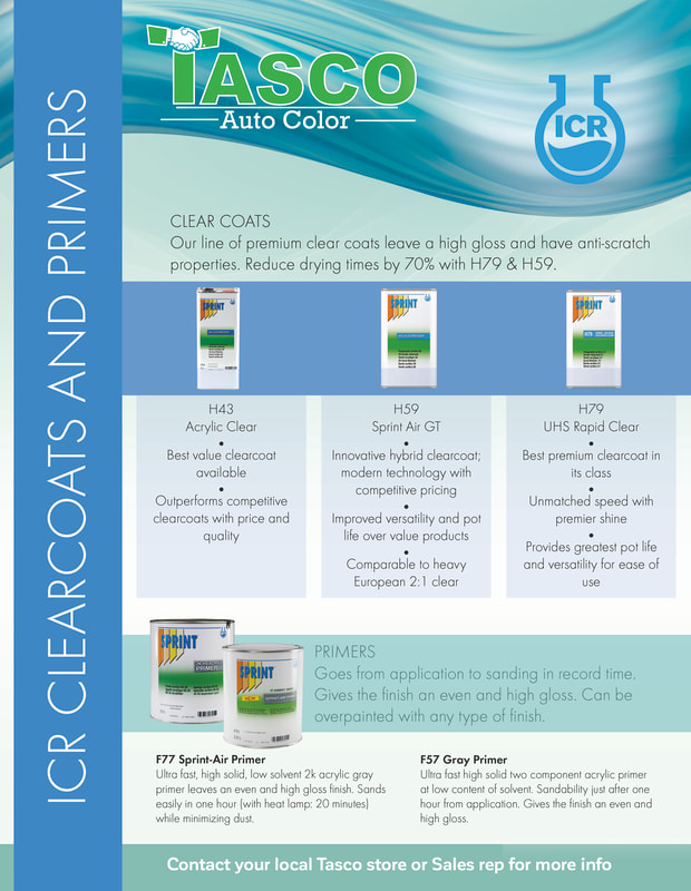 ICR Clearcoats and Primers