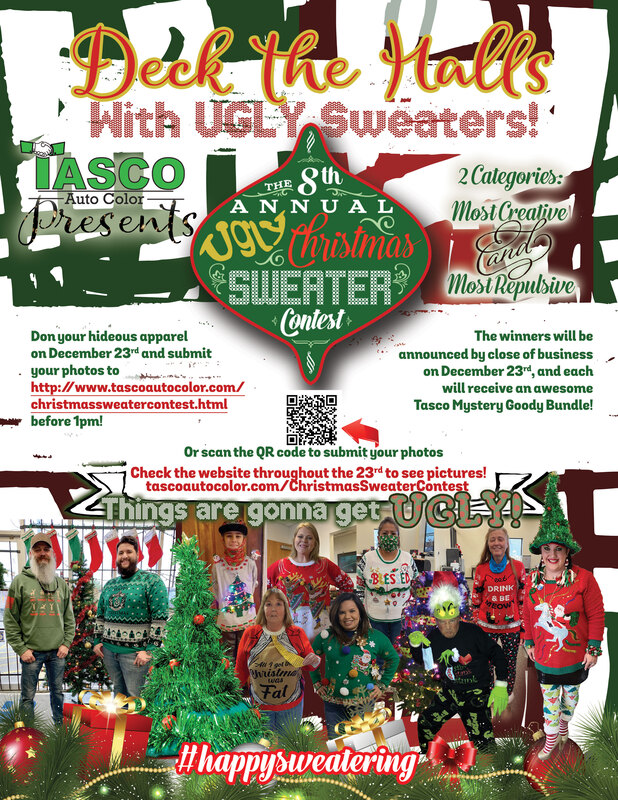 8th Annual Ugly Christmas Sweater Contest Flyer